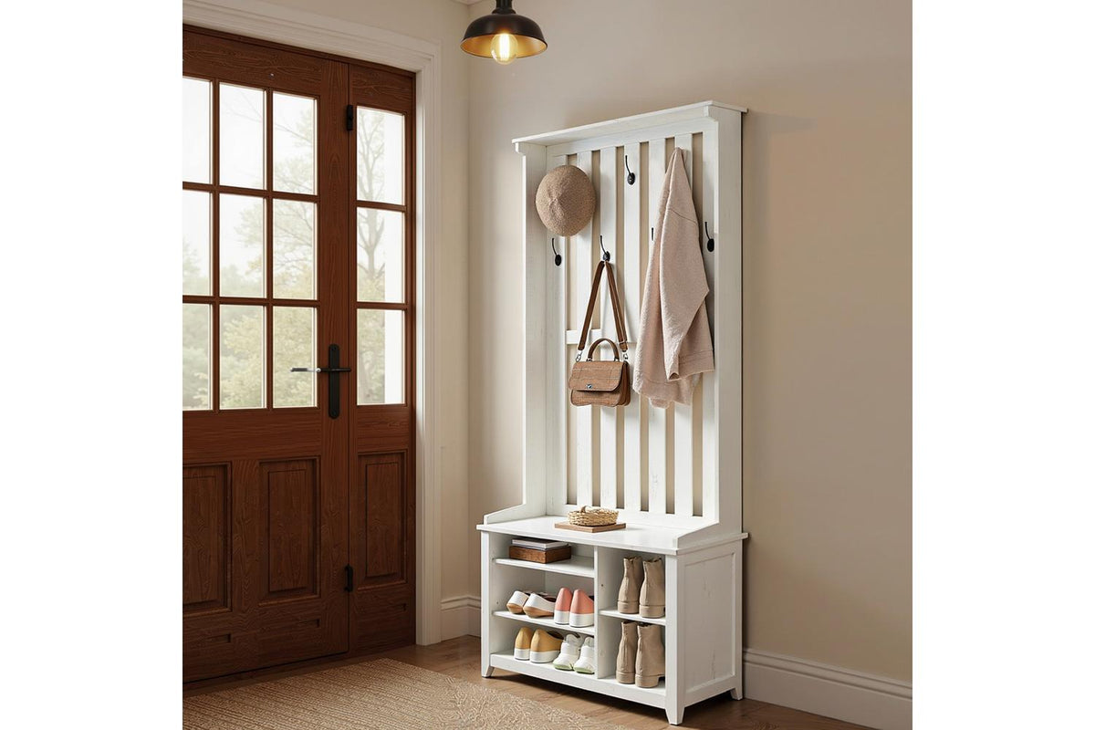 Vasagle Hall Tree | Clothes Storage | Particleboard And Steel | 70.9 Inch-3
