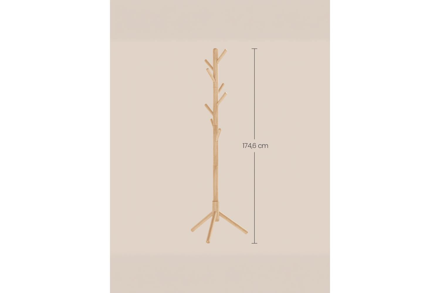 Vasagle Coat Rack | Clothes Storage | Solid Wood | 175 Cm-3