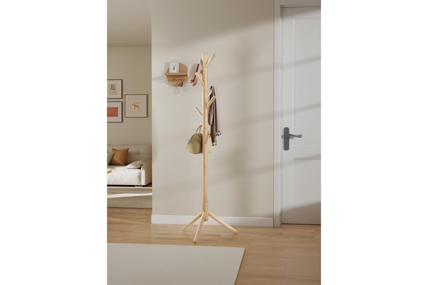 Vasagle Coat Rack | Clothes Storage | Solid Wood | 175 Cm-4