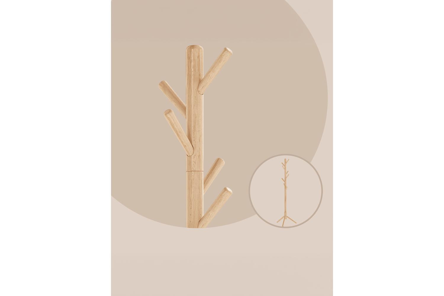 Vasagle Coat Rack | Clothes Storage | Solid Wood | 175 Cm-8