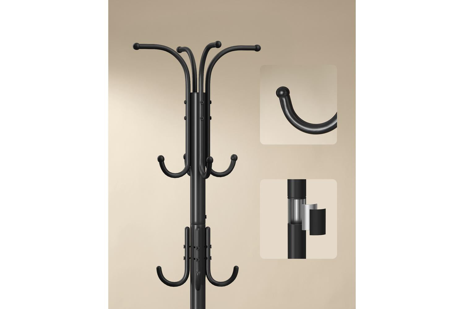 Songmics Coat Rack | Coat Stand | Metal | 175.5 Cm-5