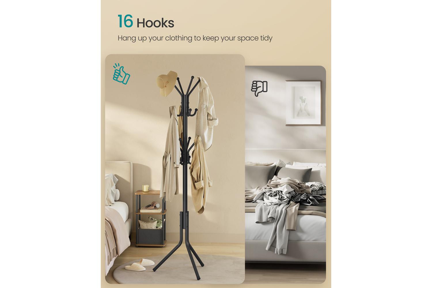 Songmics Coat Rack | Freestanding | Steel | 175cm-3