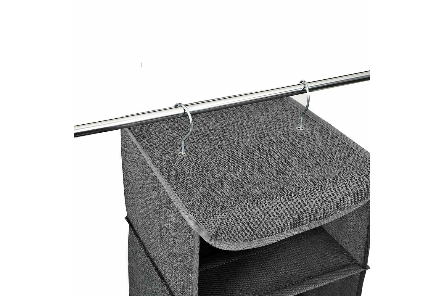 Songmics Closet Organizer | Hanging Wardrobe Storage | Non-woven Fabric | 5 Tier-6