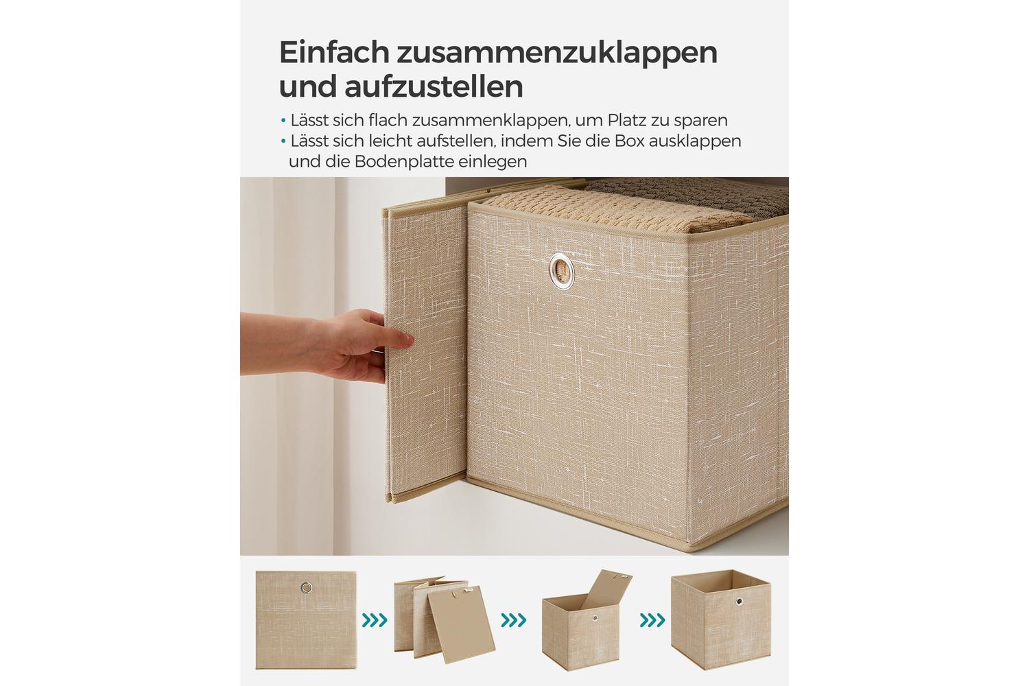 Songmics Storage Box | Storage Cube | Non-woven Fabric | 30 X 30 X 30 Cm-3