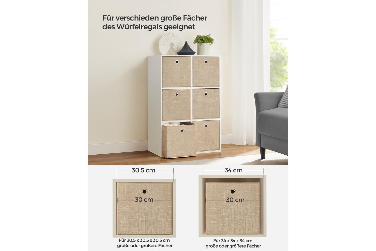 Songmics Storage Box | Storage Cube | Non-woven Fabric | 30 X 30 X 30 Cm-4