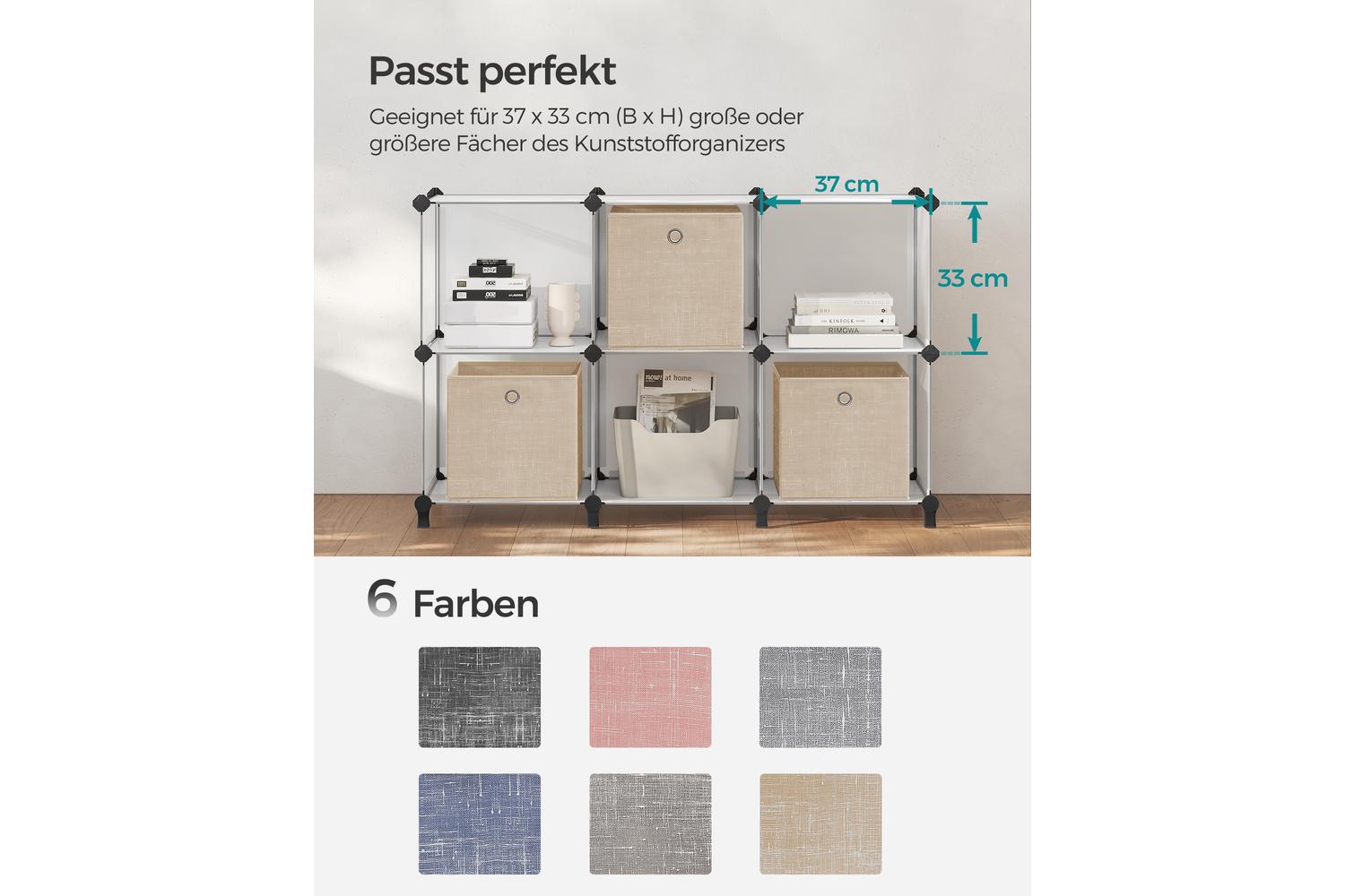 Songmics Storage Box | Storage Cube | Non-woven Fabric | 30 X 30 X 30 Cm-6