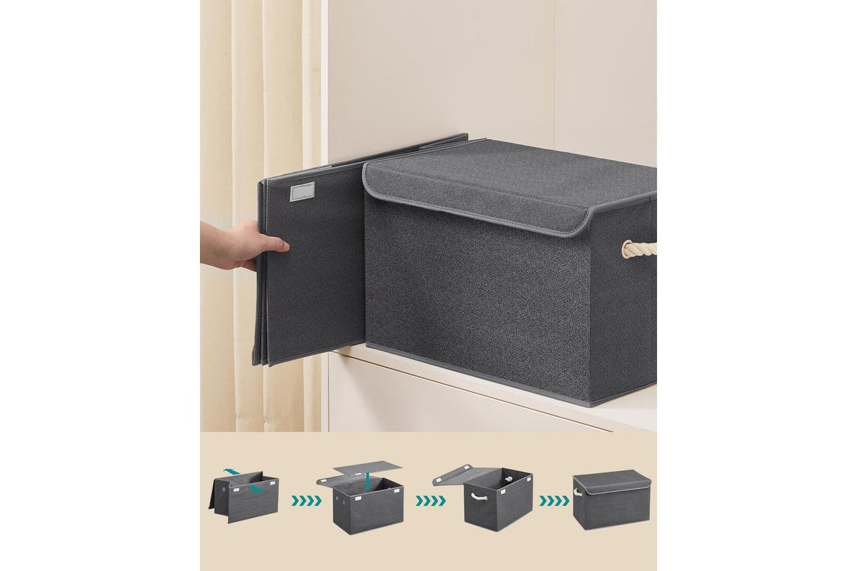 Songmics Storage Box | Household Storage Box | Non-woven Fabric | Large-5