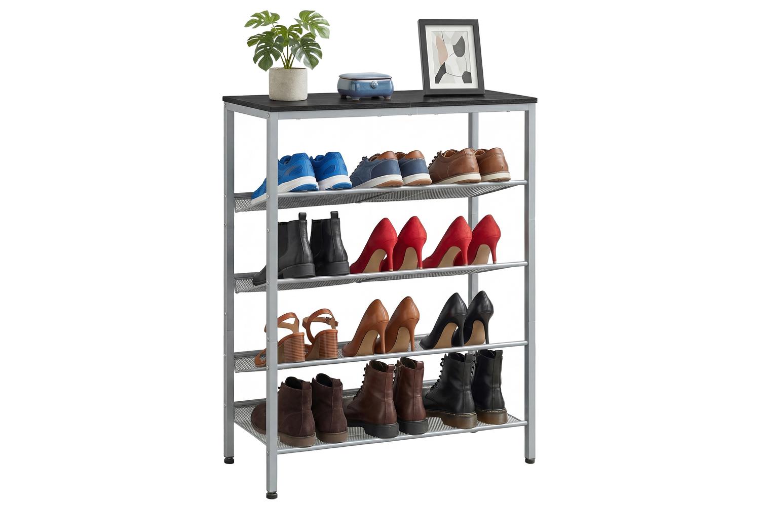 Vasagle Shoe Rack | Shoe Storage Unit | Particleboard And Steel | 5 Tier-2