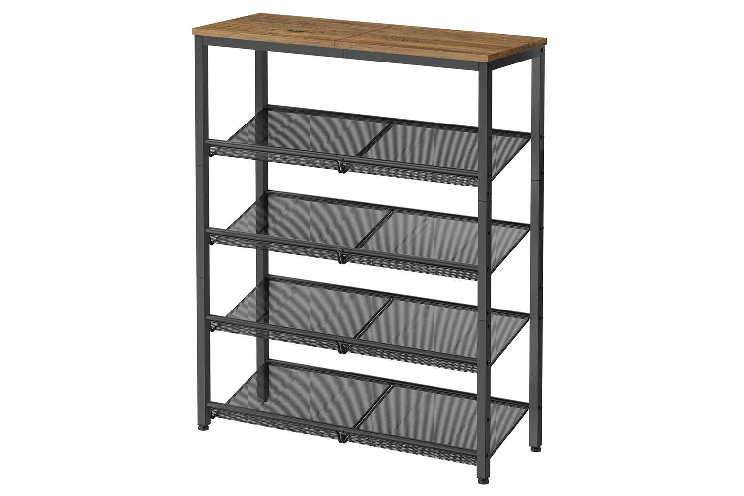 Vasagle Shoe Rack | Shoe Storage | Particleboard And Steel | 5 Tier