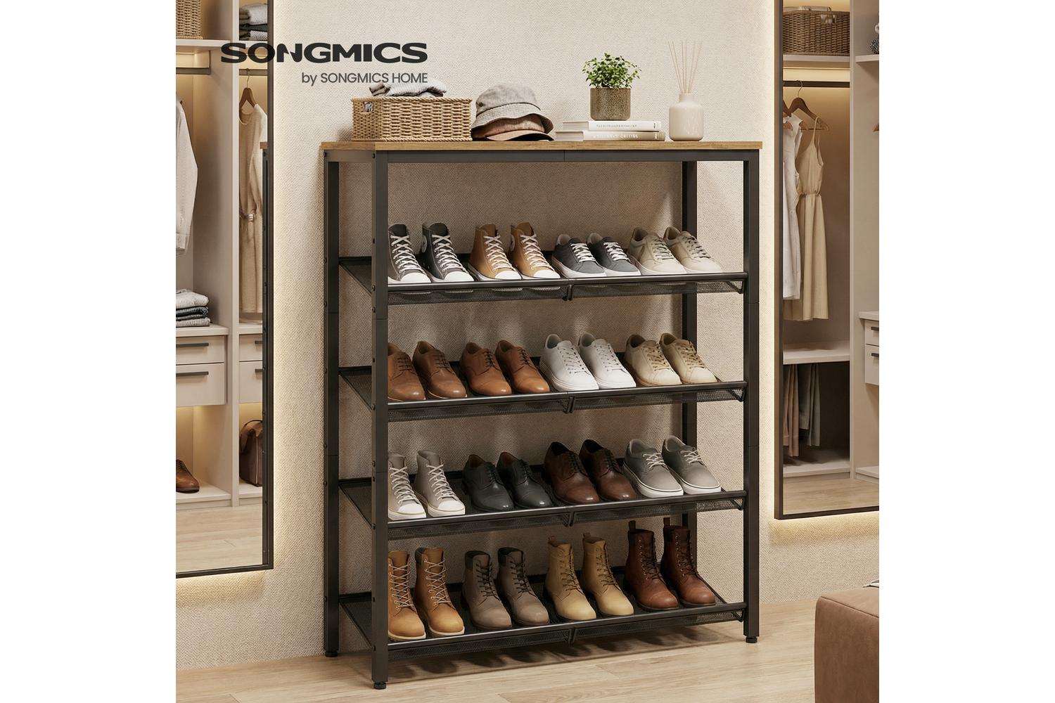 Vasagle Shoe Rack | Shoe Storage | Particleboard And Steel | 5 Tier-4