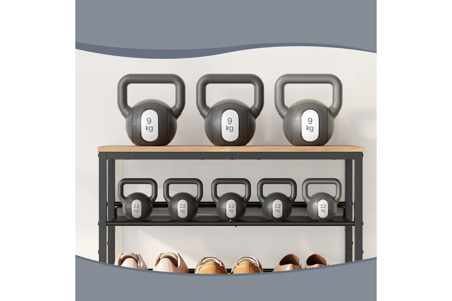 Vasagle Shoe Rack | Shoe Storage | Particleboard And Steel | 5 Tier-8