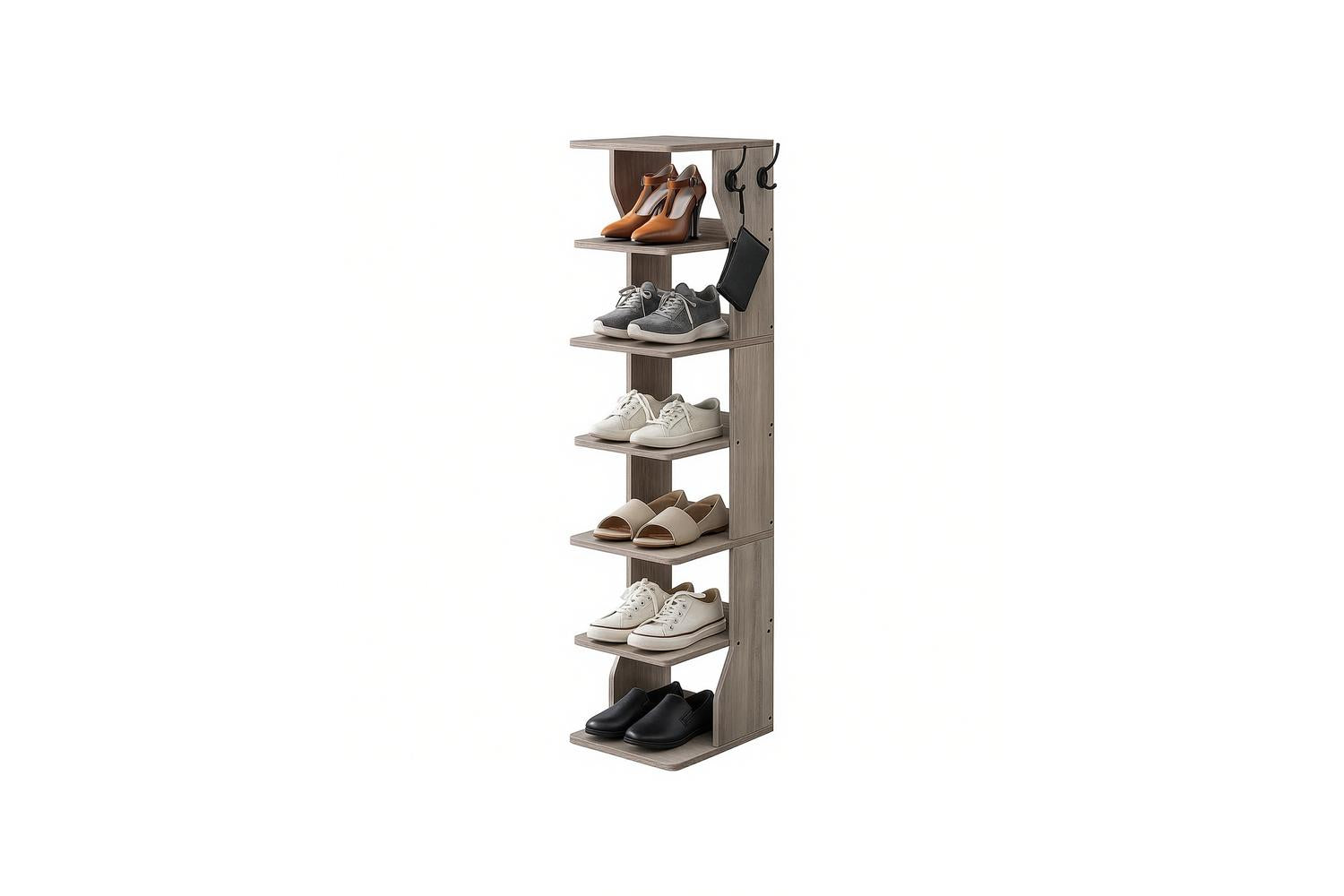 Vasagle Shoe Rack | Tall Shoe Organiser | Particleboard | Slim-2