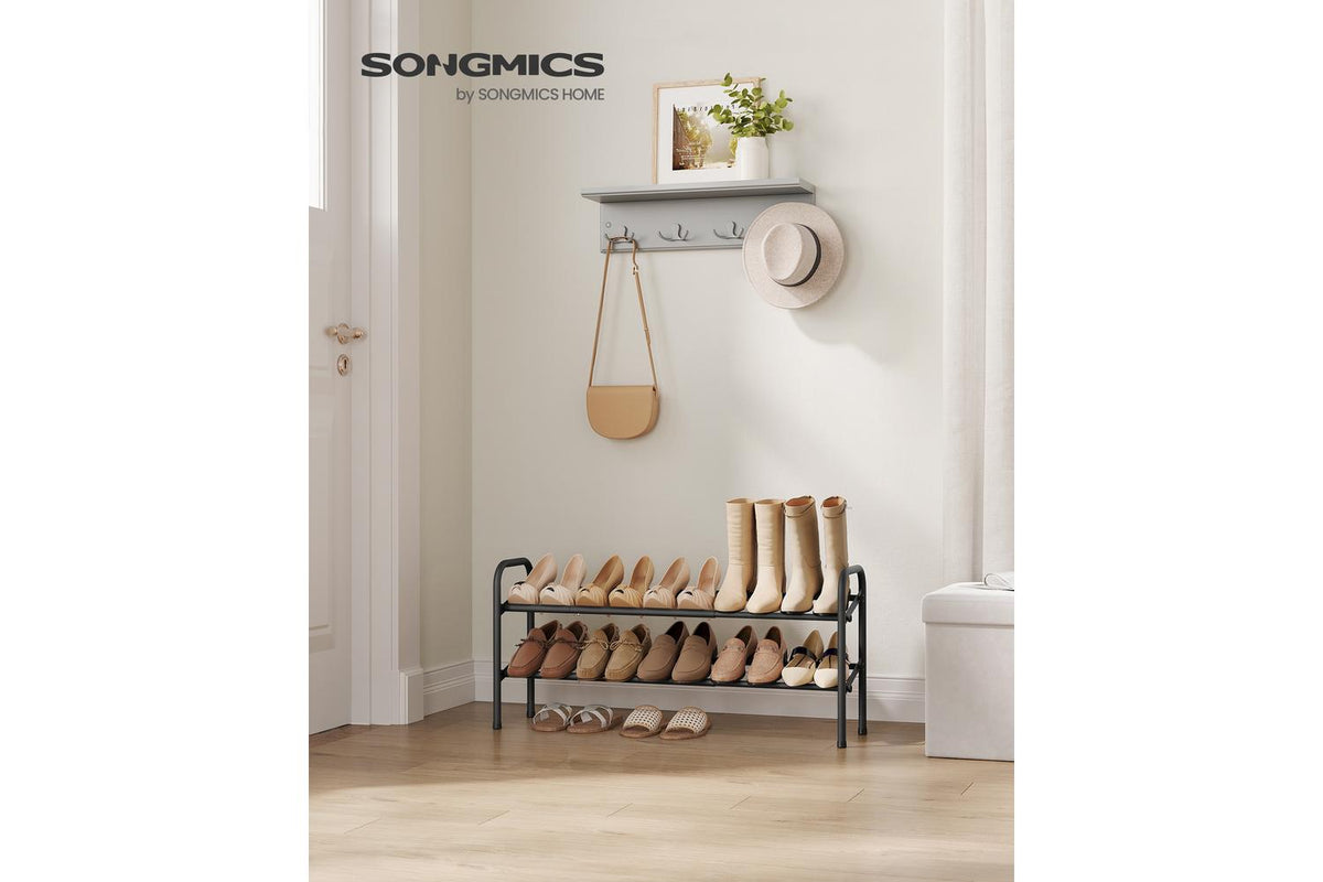 Songmics Shoe Rack | Shoe Storage Rack | Steel | Adjustable Size-2