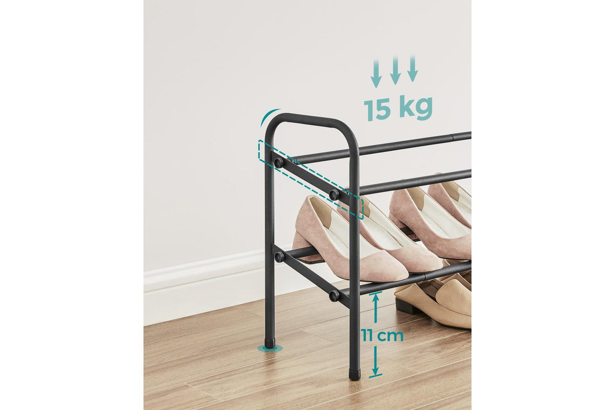 Songmics Shoe Rack | Shoe Storage Rack | Steel | Adjustable Size-6