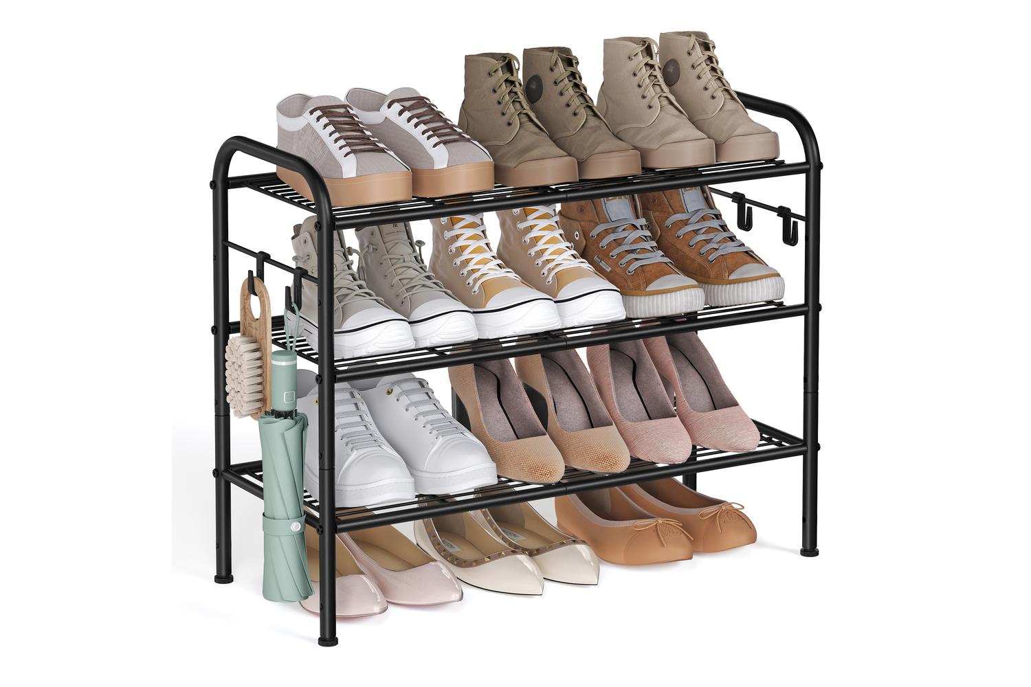 Songmics Shoe Rack | Shoe Storage Shelf | Steel | 11
