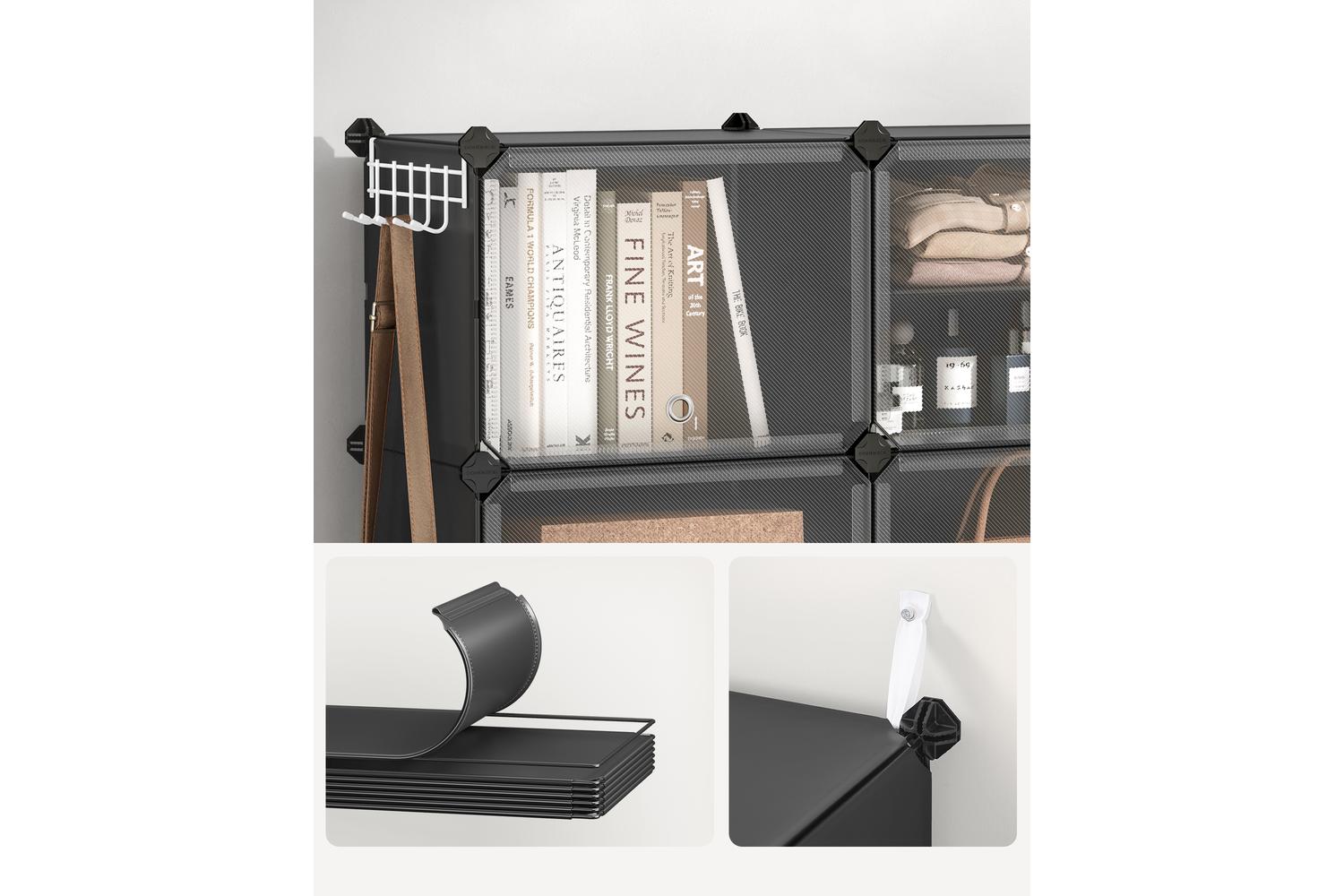 Songmics Shoe Rack | Shoe Organiser Cabinet | Plastic & Steel | Large-7