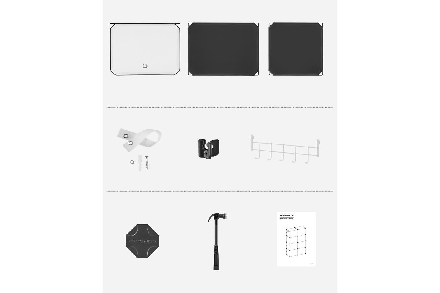 Songmics Shoe Rack | Shoe Organiser Cabinet | Plastic & Steel | Large-8