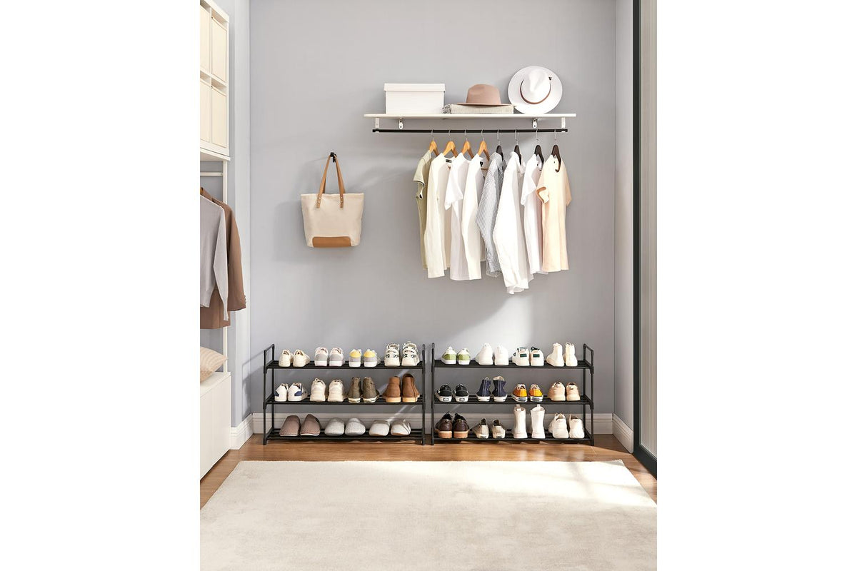 Songmics Shoe Rack | Shoe Storage Organiser | Metal | 3-tier-3
