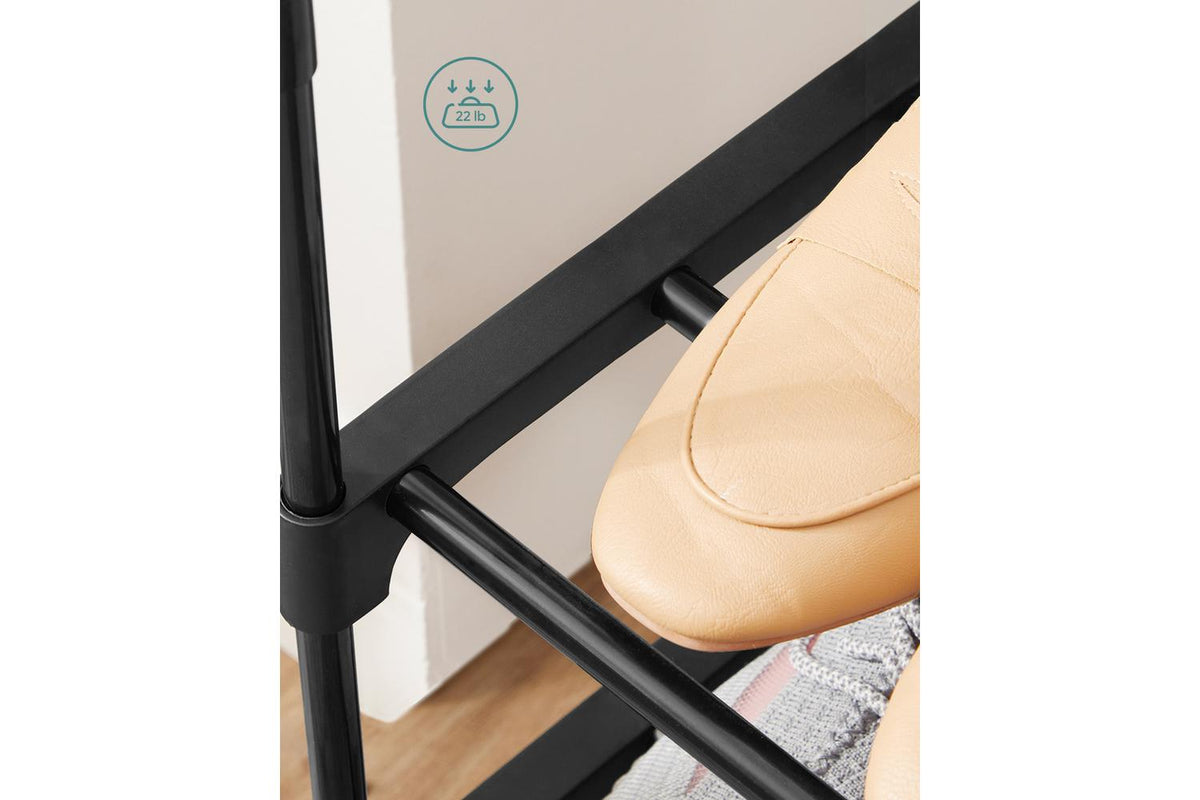 Songmics Shoe Rack | Shoe Storage Organiser | Metal | 3-tier-6