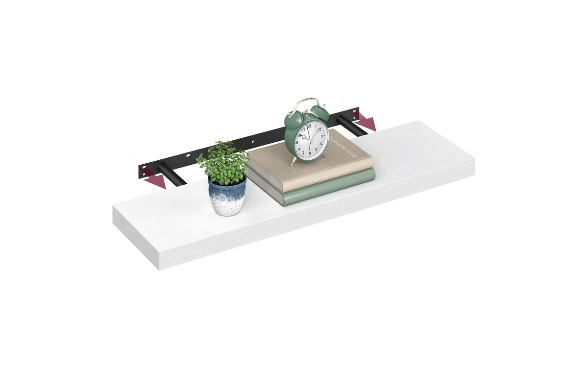 Vasagle Wall Shelf | Floating Shelf | Mdf & Steel | 80cm