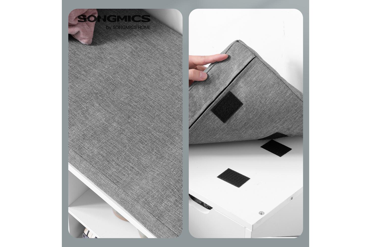 Vasagle Shoe Bench | Storage Bench | Particleboard Mdf | 104cm-4
