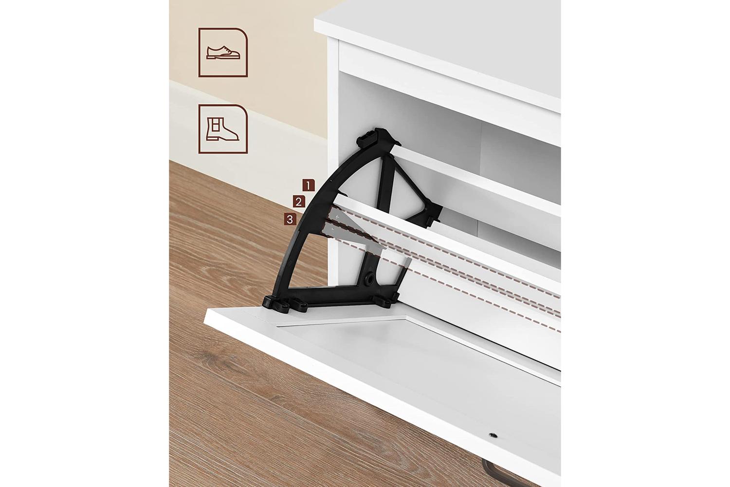 Vasagle Shoe Bench | Shoe Storage Bench | Particleboard | 80 X 30 X 46 Cm-6