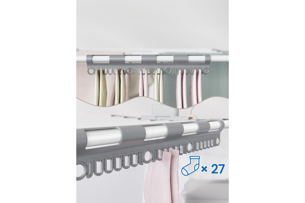 Songmics Clothes Drying Rack | Clothes Airer | Steel | Large-7