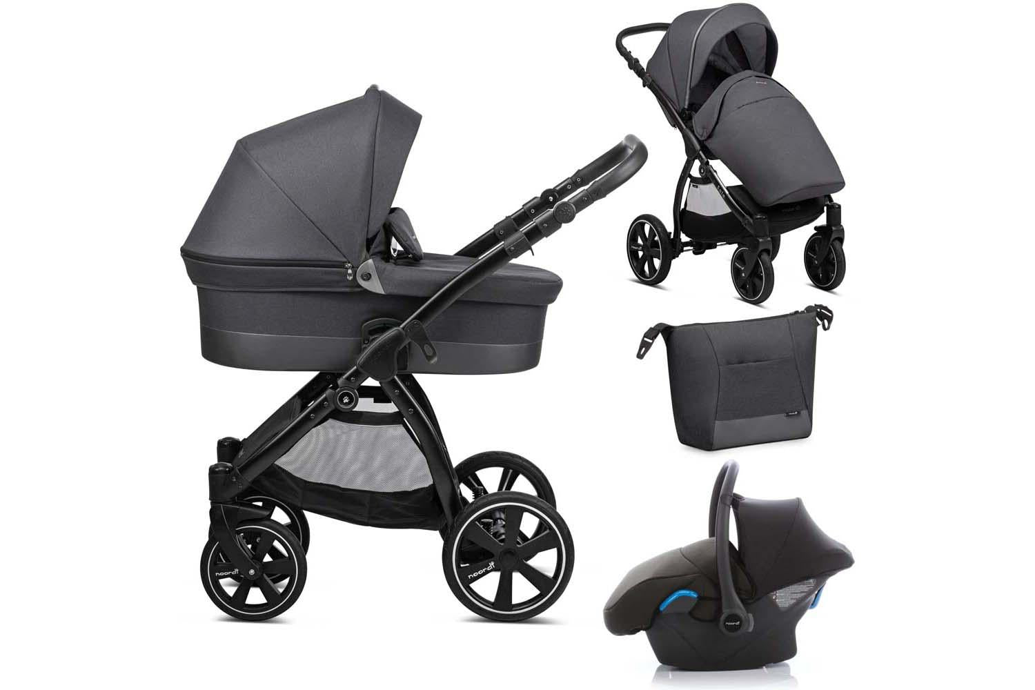 Noordi Sole Go 3-in-1 Travel System | Black