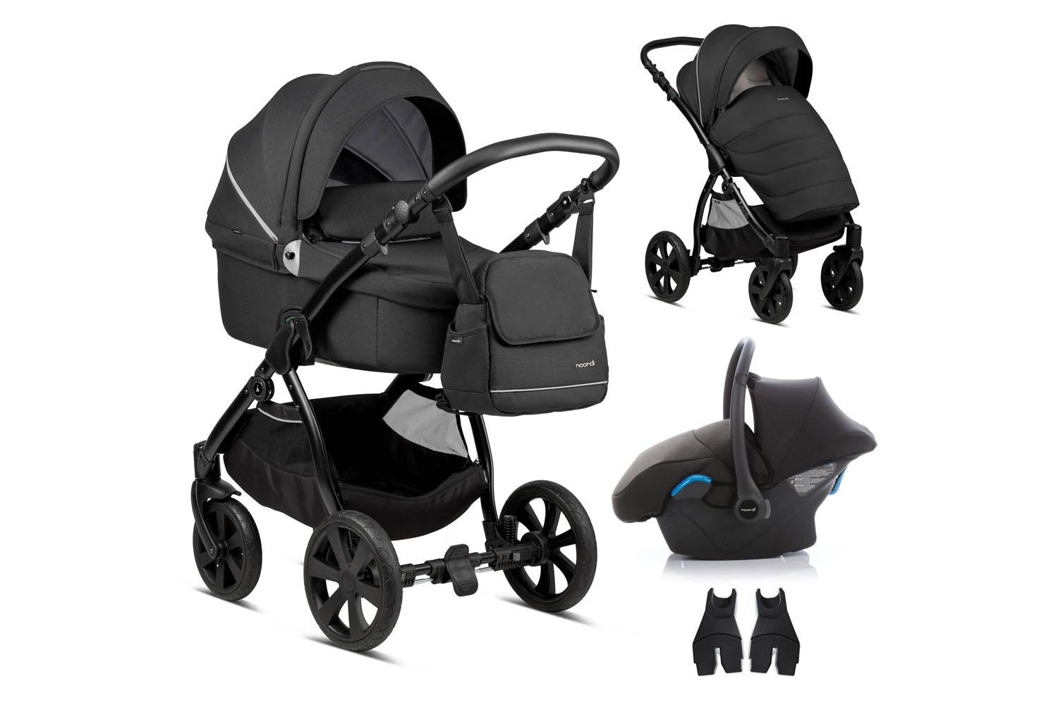 Noordi Fjordi 3-in-1 Travel System | Black