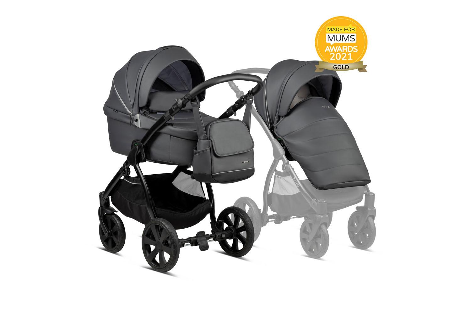 Noordi Fjordi 3-in-1 Travel System Leather | Shadow Grey-2