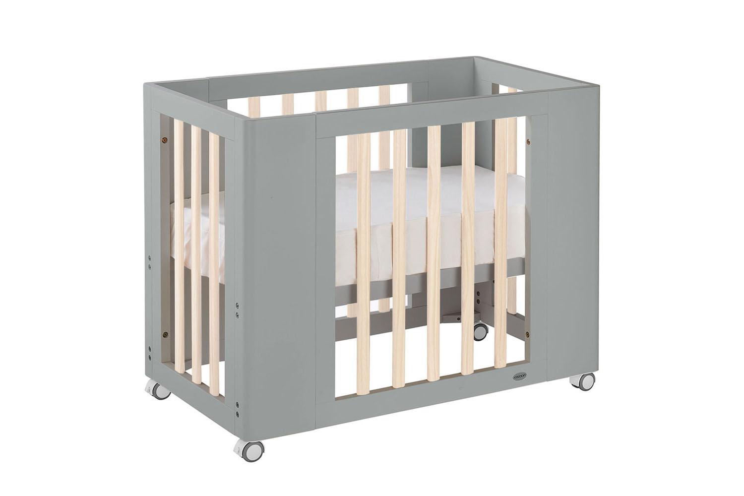 Cocoon Evoke 4 in 1 Crib, Cot Bed, Toddler Bed & Sofa | Dove Grey/Natural Wash-5
