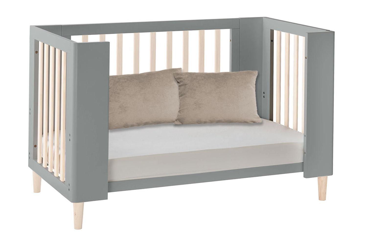 Cocoon Evoke 4 in 1 Crib, Cot Bed, Toddler Bed & Sofa | Dove Grey/Natural Wash-6