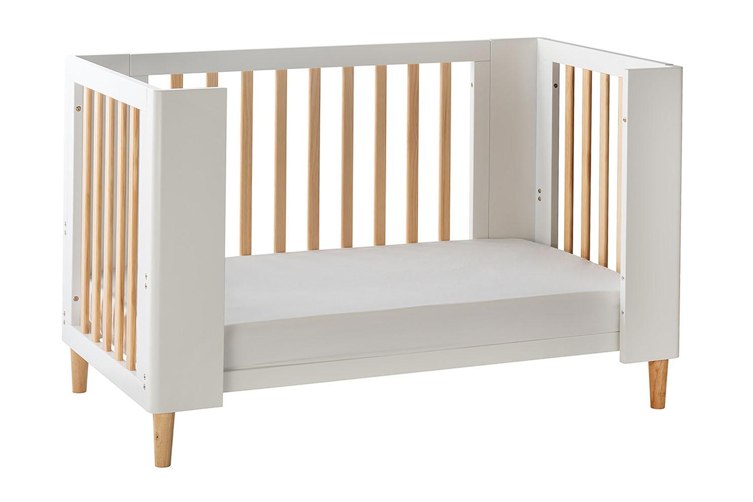 Cocoon Evoke 4 in 1 Crib, Cot Bed, Toddler Bed & Sofa | White/Natural-7