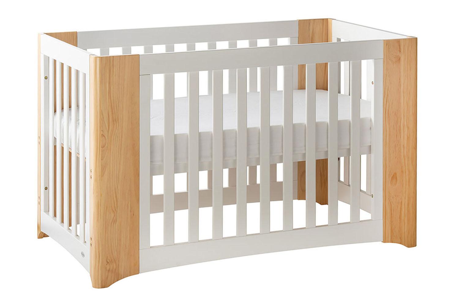 Cocoon Evoluer 4 in 1 Crib, Cot Bed, Toddler Bed & Sofa | White & Natural-3