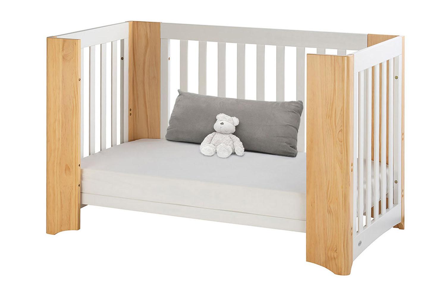 Cocoon Evoluer 4 in 1 Crib, Cot Bed, Toddler Bed & Sofa | White & Natural-6