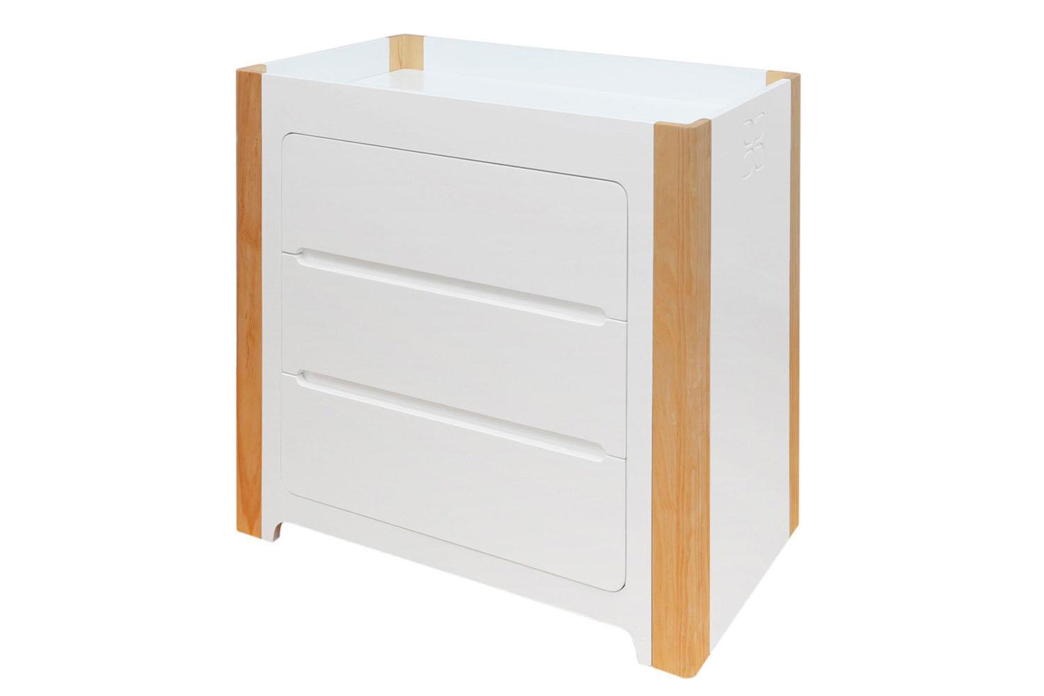 Cocoon Evoluer Change Area Dresser | White/Natural-2