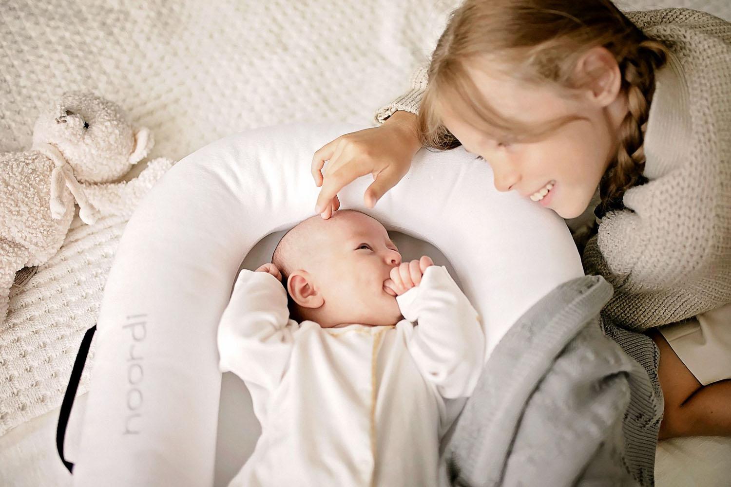 Noordi 2-in-1 Baby Nest | Deluxe White-6