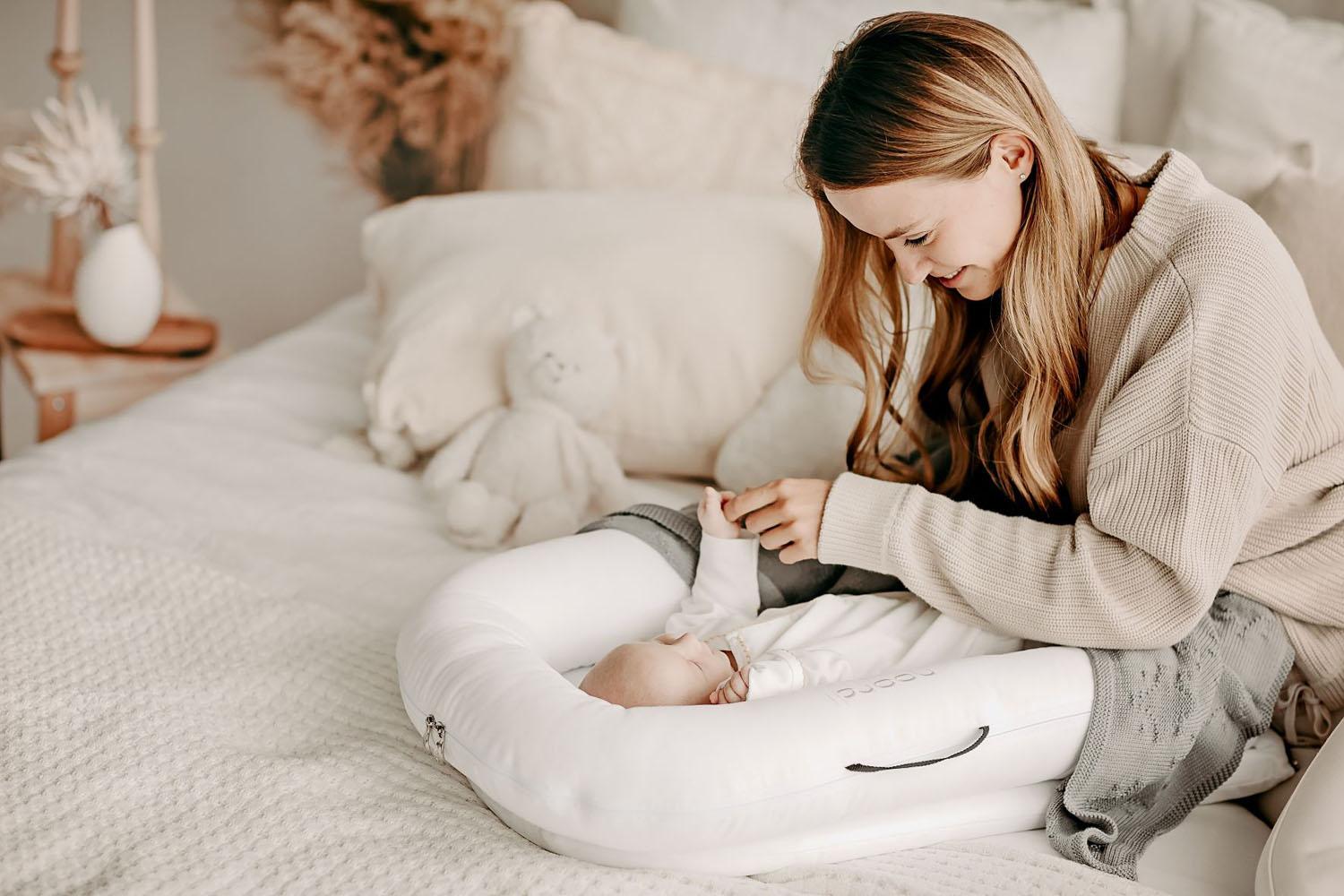 Noordi 2-in-1 Baby Nest | Deluxe White-7