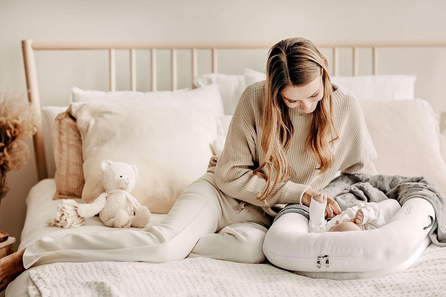 Noordi 2-in-1 Baby Nest | Mint-5