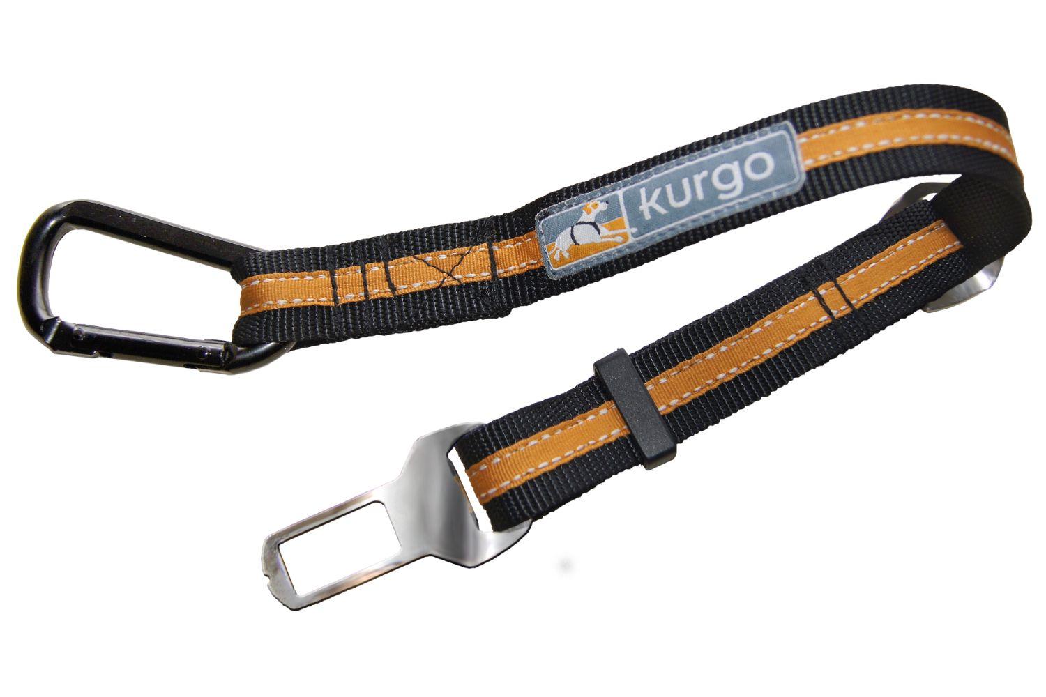 Kurgo KO2444 Seatbelt Tether | Black/Orange-5