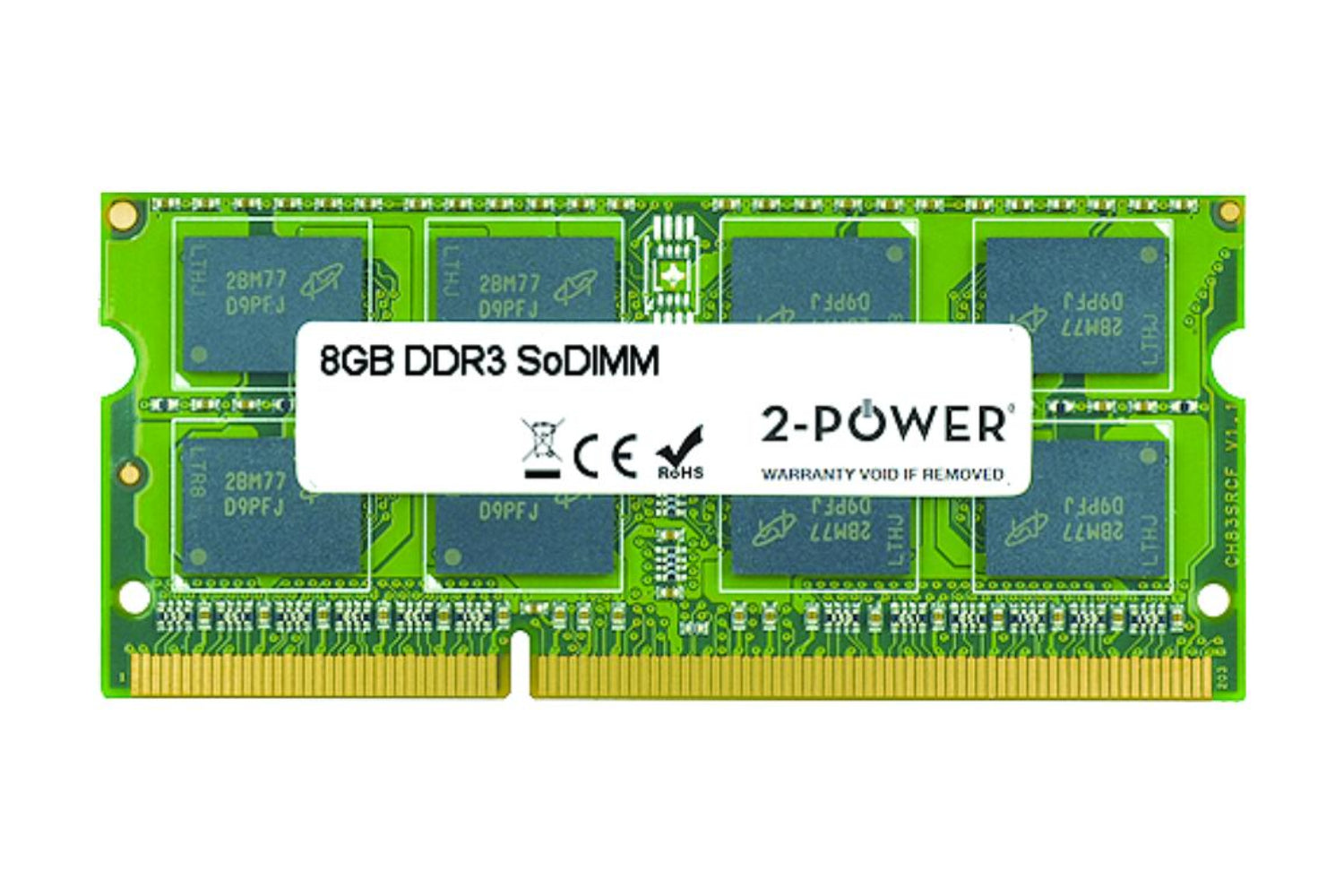 2-power 2pspc31600sddd18g 8gb Multispeed 1066/1333/1600 Mhz Sodimm