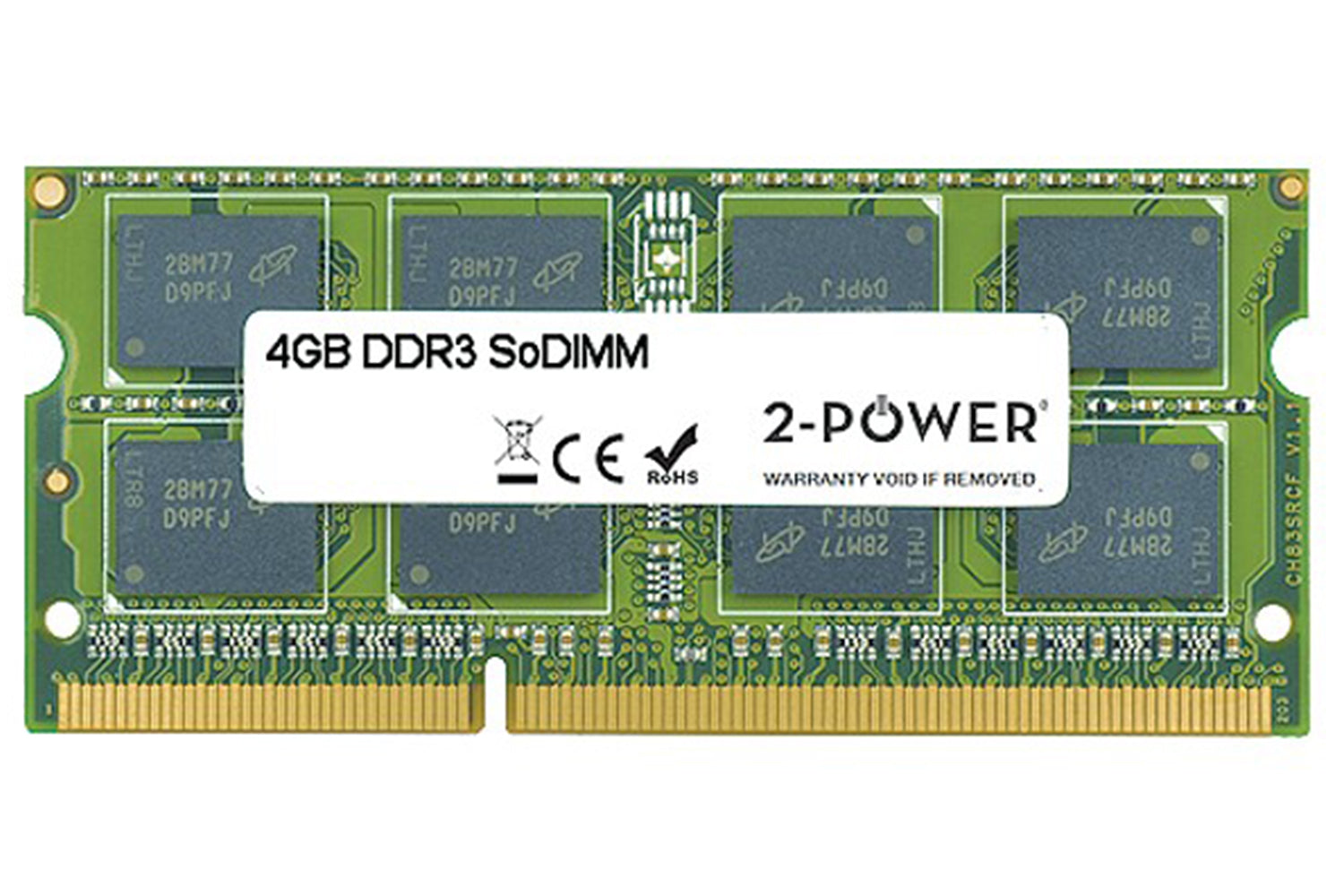 2-Power 4GB DDR3 CL9 SoDIMM 2Rx8