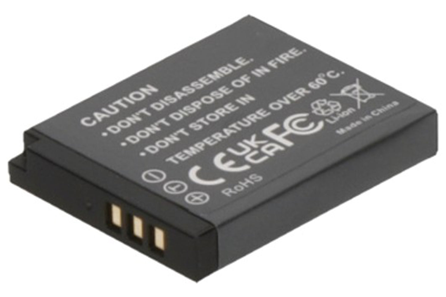 2-Power Digital Camera Battery 3.7V 750mAh