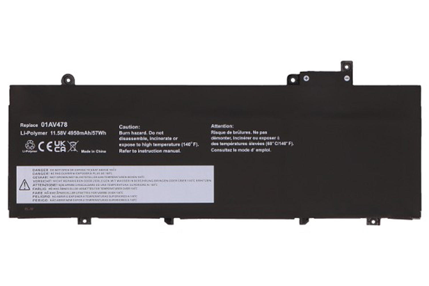 2-Power Main Battery Pack 11.55V 3800mAh