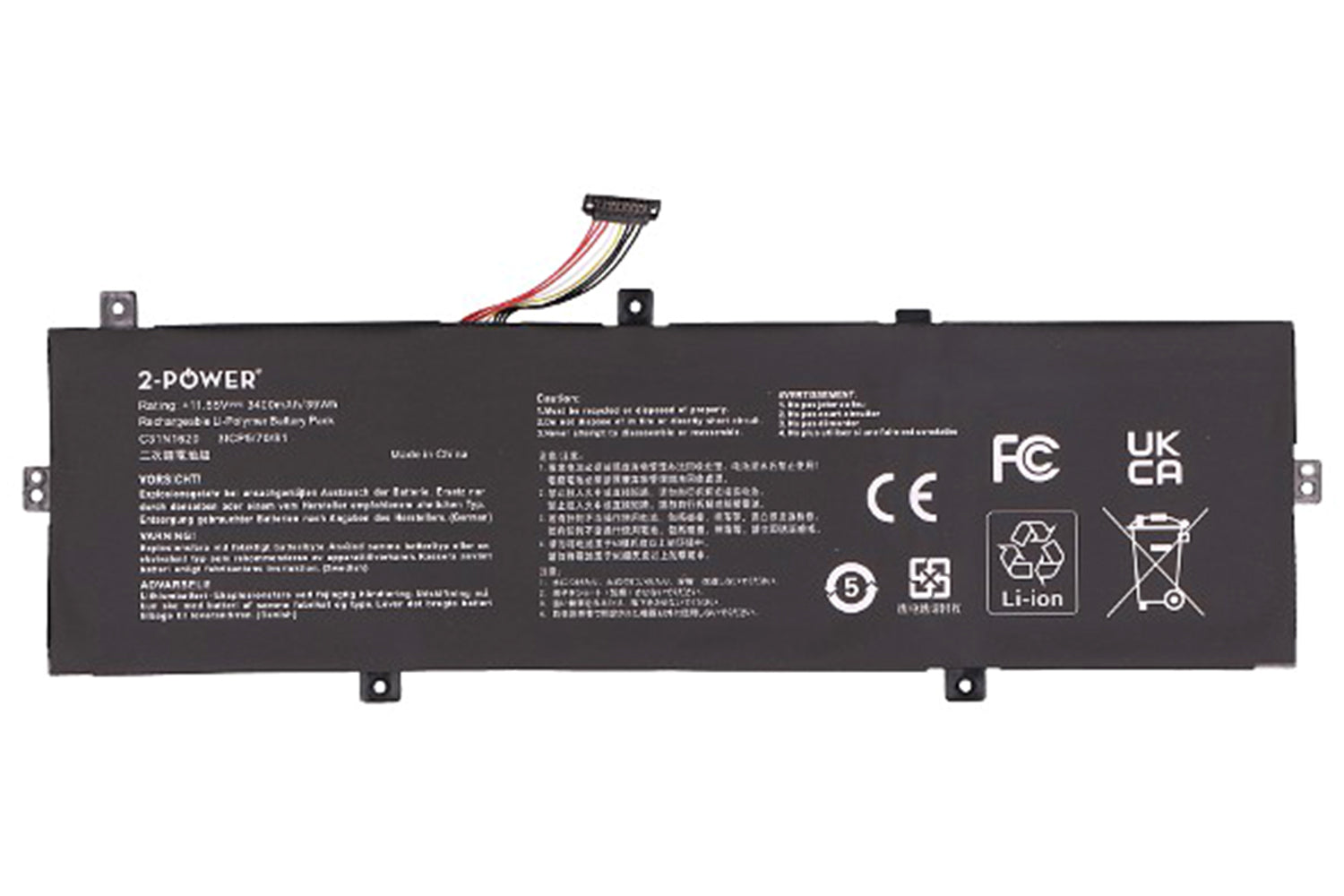 2-Power Main Battery Pack 11.55V 3400mAh