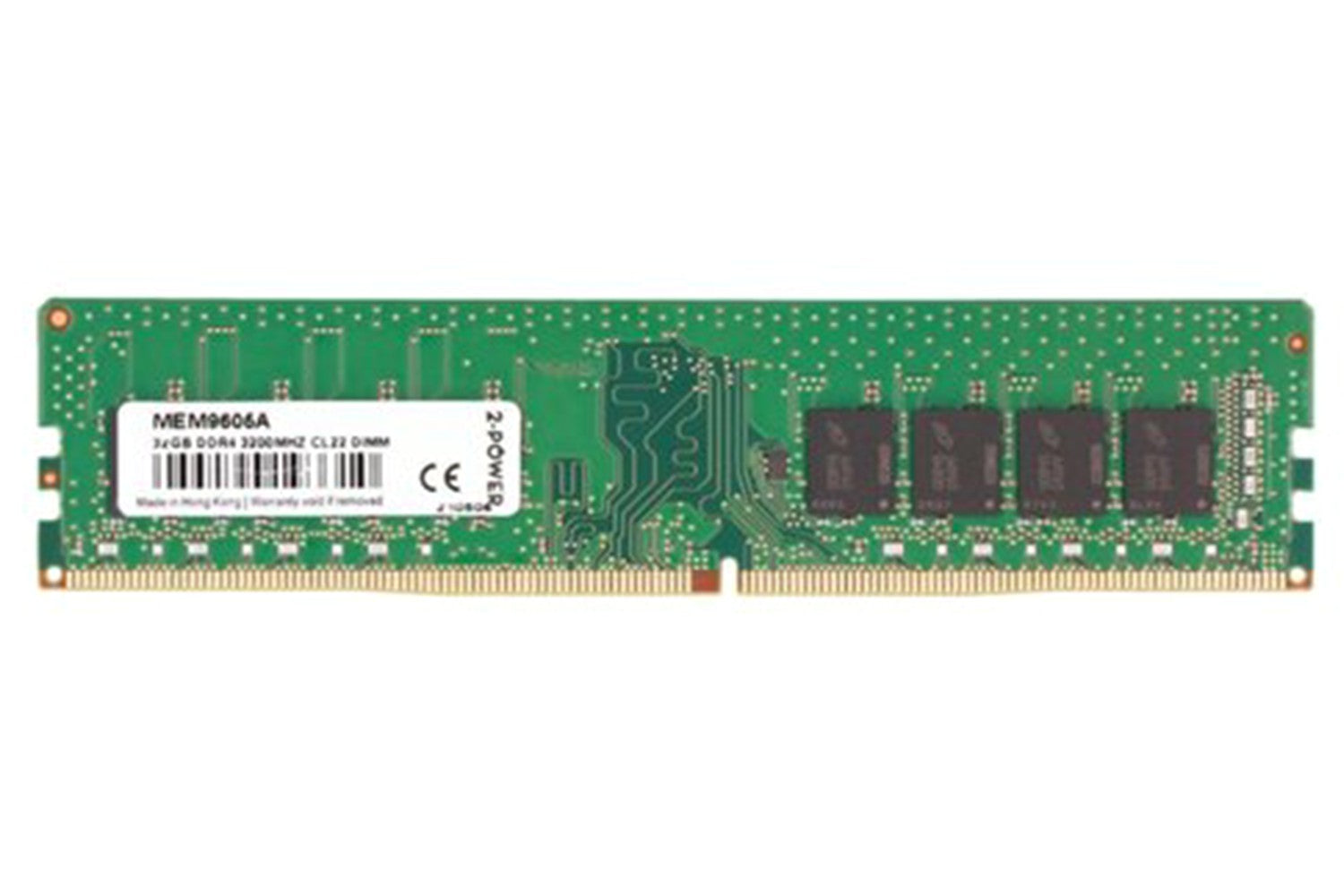 2-Power 32GB DDR4 3200MHz CL22 DIMM