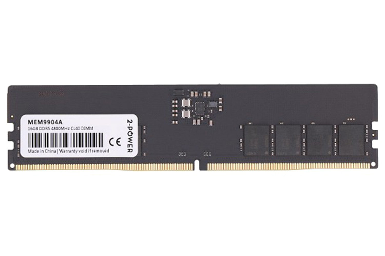 2-Power 16GB DDR5 4800MHz CL40 DIMM
