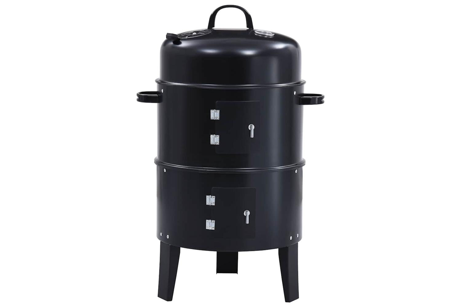Vidaxl 3-in-1 Charcoal Smoker Bbq Grill 40x80 Cm-5