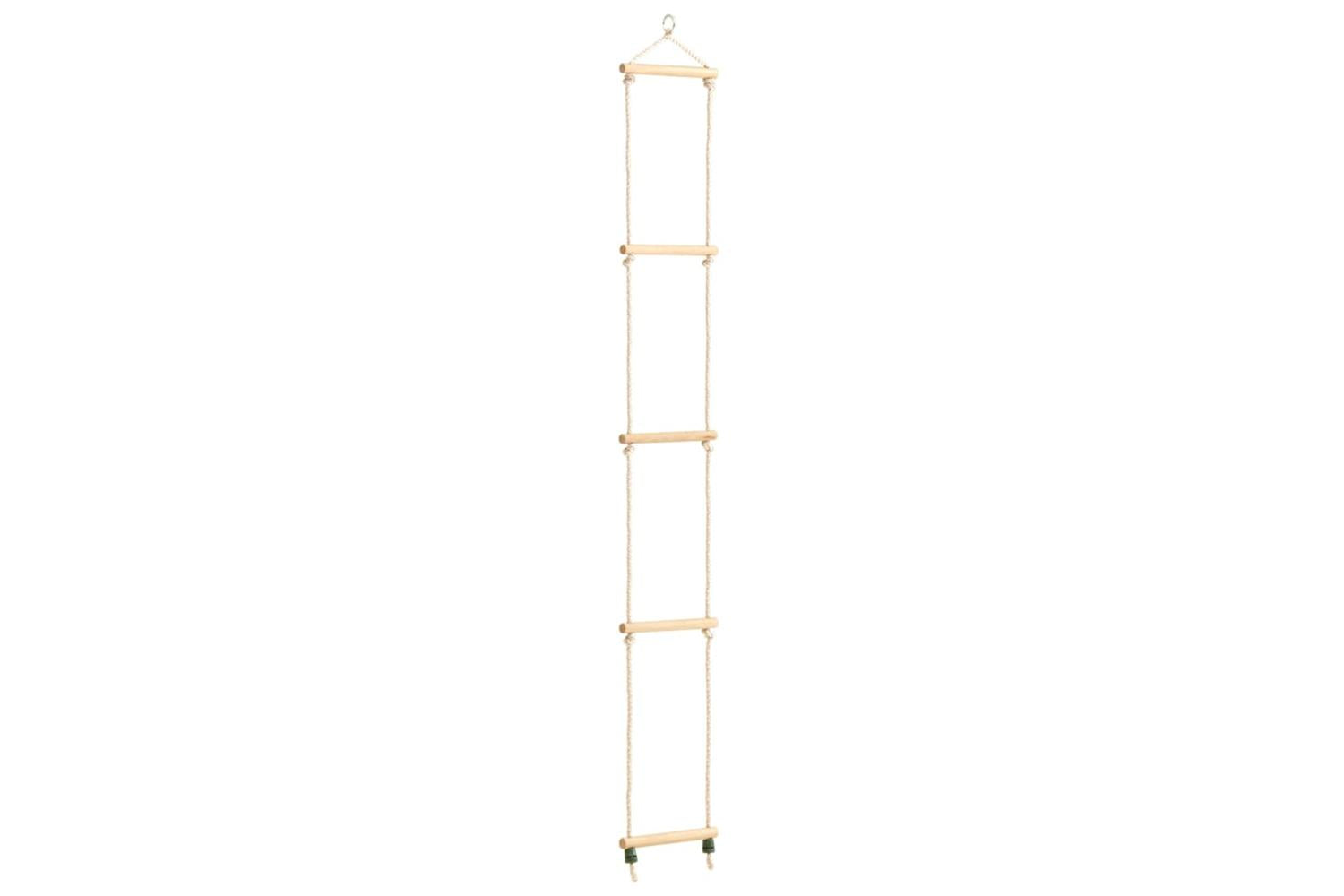 vidaXL 91936 Kid's Rope Ladder Solid Wood And Pe 30x168cm