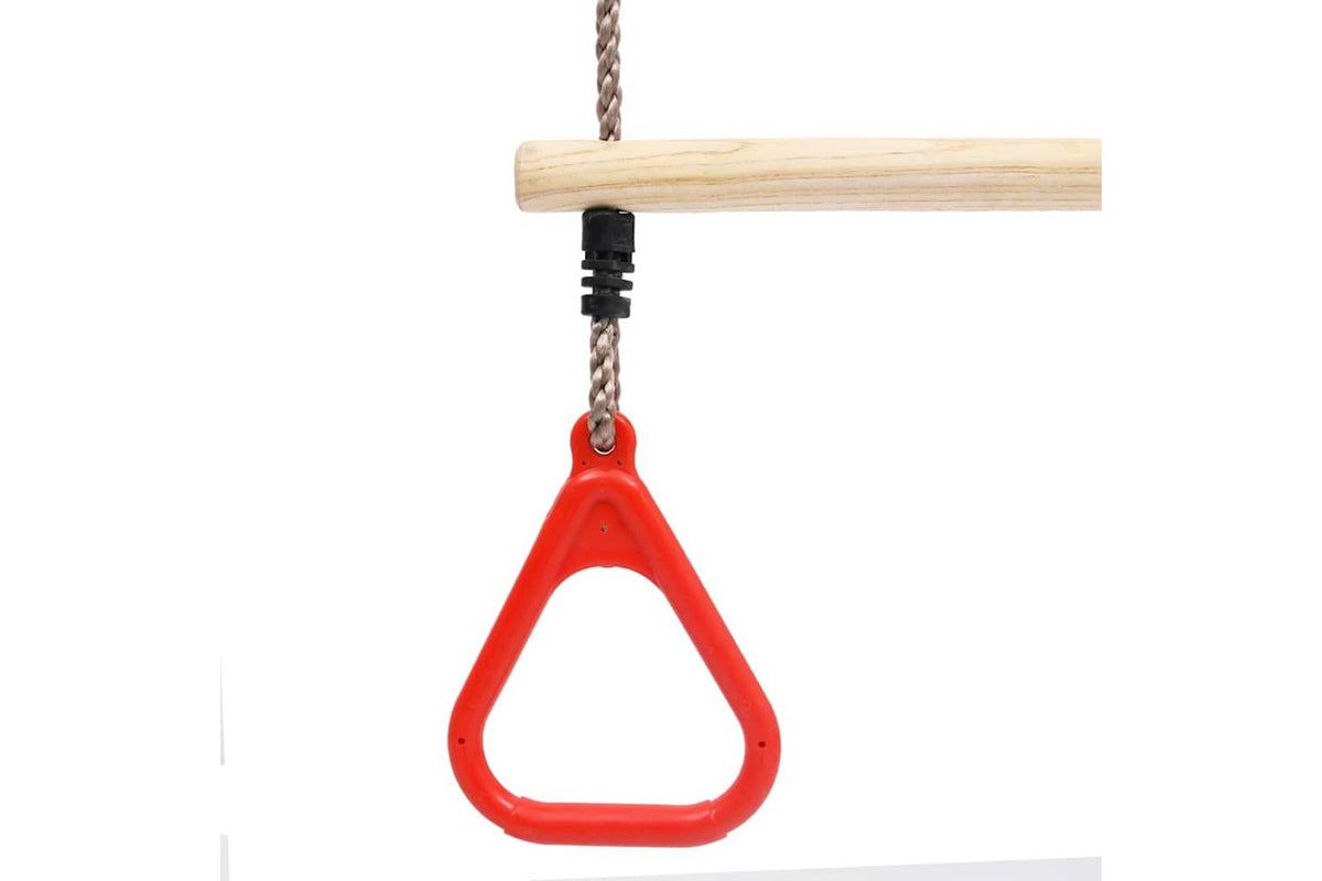 Vidaxl Trapeze Swing Bar With Rings-4